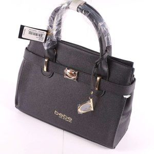 BEBE Evie satchel/top handle bag